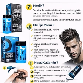 OSTWİNT TOZ PUDRA WAX (MAVİ) 20 GR.