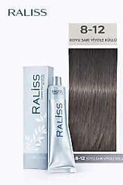RALİSS SAÇ BOYASI 60 ML. (8-12 KOYU SARI VİYOLE KÜLLÜ)