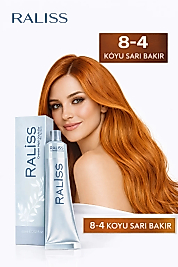 RALİSS SAÇ BOYASI 60 ML. (8-4 KOYU SARI BAKIR)
