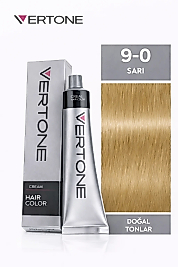VERTONE SAÇ BOYASI 60 ML. (9-0 SARI)