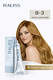 RALİSS SAÇ BOYASI 60 ML. (8-3 KOYU SARI DORE)
