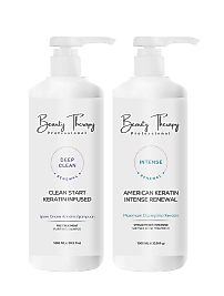 BEAUTY THERAPY INTENSE RENEWAL (AMERİCAN FÖNÜ) KERATİN SETİ 2x1000 ML.