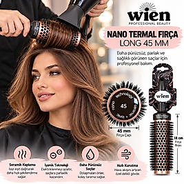 WİEN PREMİUM SERAMİK TERMAL FIRÇA 45 MM