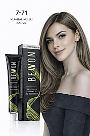 BEWON SAÇ BOYASI 100 ML (7-71 KUMRAL KÜLLÜ KAHVE)