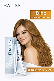 RALİSS SAÇ BOYASI 60 ML. (8-HC EXTRA KOYU SARI)