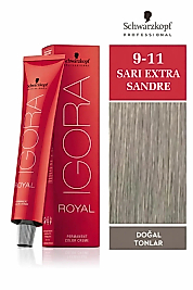 İGORA ROYAL SAÇ BOYASI 60 ML. (9-11 SARI EXTRA SANDRE)