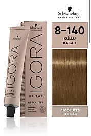 İGORA ROYAL ABSOLUTE SAÇ BOYASI 60 ML. (8-140 KÜLLÜ KAKAO)