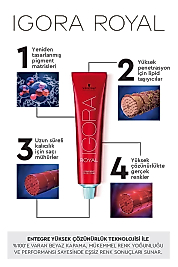 İGORA ROYAL SAÇ BOYASI 60 ML.  (0-55 ALTIN YOĞUNLAŞTIRICI)