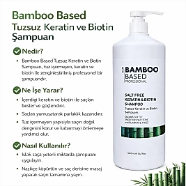 BAMBOO BASED SAT FREE KERATİN ŞAMPUAN 1000 ML.