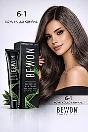 BEWON SAÇ BOYASI 100 ML (6-1 KOYU KUMRAL KÜLLÜ)