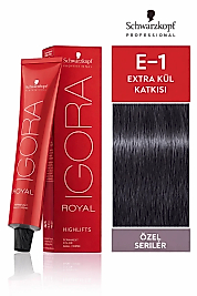 İGORA ROYAL SAÇ BOYASI 60 ML.  (IR E-1 EXTRA KÜL KATKISI)