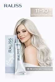 RALİSS SAÇ BOYASI 60 ML. (11-10 EXTRA AÇICI YOĞUN KÜLLÜ SARI)