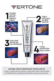 VERTONE SAÇ BOYASI 60 ML. (11-10 EXTRA AÇICI KÜLLÜ)