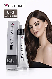 VERTONE SAÇ BOYASI 60 ML. (6-0 KOYU KUMRAL)