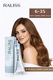 RALİSS SAÇ BOYASI 60 ML. (6-35 KOYU KUMRAL DORE AKUJU)