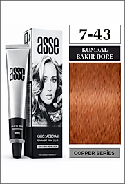 ASSE SAÇ BOYASI 60 ML. (7-43 KUMRAL BAKIR DORE)