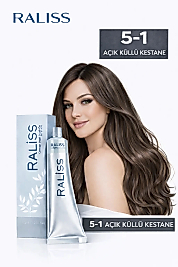 RALİSS SAÇ BOYASI 60 ML. (5-1 KÜLLÜ AÇIK KESTANE)