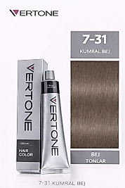 VERTONE SAÇ BOYASI 60 ML. (7-31 KUMRAL BEJ)
