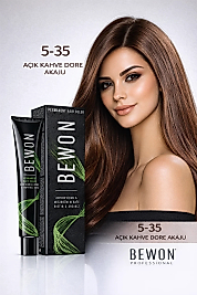 BEWON SAÇ BOYASI 100 ML (5-35 AÇIK KAHVE DORE AKUJU)