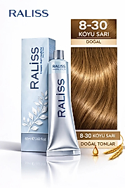 RALİSS SAÇ BOYASI 60 ML. (8-30 KOYU SARI)