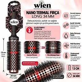 WİEN PREMİUM TERMAL FIRÇA 34 MM (ISI GÖSTERGELİ)