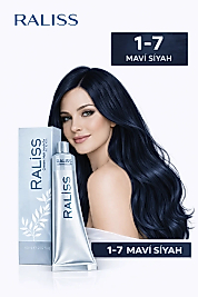 RALİSS SAÇ BOYASI 60 ML. (1-7 MAVİ SİYAH)