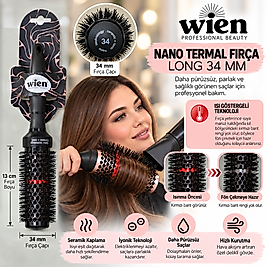 WİEN PREMİUM TERMAL FIRÇA 34 MM (ISI GÖSTERGELİ)
