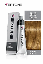 VERTONE SAÇ BOYASI 60 ML. (8-3 KOYU SARI DORE)