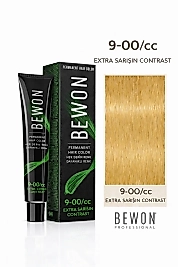 BEWON SAÇ BOYASI 100 ML (9-00/CC YOĞUN SARIŞIN)