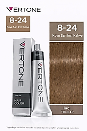 VERTONE SAÇ BOYASI 60 ML. (8-24 KOYU SARI İNCİ KAHVE)