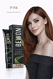 BEWON SAÇ BOYASI 100 ML (7-74 BAKIR KESTANE)