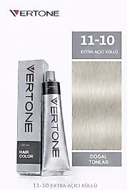 VERTONE SAÇ BOYASI 60 ML. (11-10 EXTRA AÇICI KÜLLÜ)