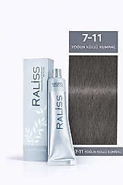 RALİSS SAÇ BOYASI 60 ML. (7-11 YOĞUN KÜLLÜ KUMRAL)