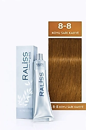 RALİSS SAÇ BOYASI 60 ML. (8-8 KOYU SARI KAHVE)