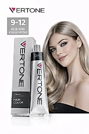 VERTONE SAÇ BOYASI 60 ML. (9-12 AÇIK SARI KÜLLÜ VİYOLE)