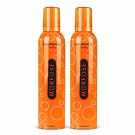 MORFOSE SAÇ KÖPÜĞÜ 350 ML. ULTRA HOLD  (TURUNCU) 2'Lİ EKO PAKET