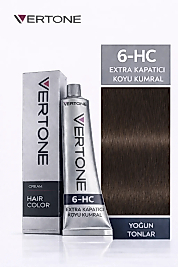 VERTONE SAÇ BOYASI 60 ML. (6-HC EXTRA KOYU KUMRAL)