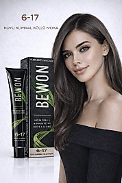 BEWON SAÇ BOYASI 100 ML (6-17 KOYU KUMRAL KÜLLÜ MOKKA)