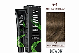 BEWON SAÇ BOYASI 100 ML (5-1 AÇIK KAHVE KÜLLÜ)