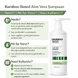 BAMBOO BASED ALOE VERA ŞAMPUAN 500 ML.