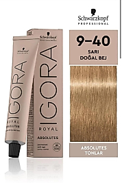 İGORA ROYAL ABSOLUTE SAÇ BOYASI 60 ML. (9-60 SARI DOĞAL ÇİKOLATA)