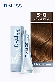 RALİSS SAÇ BOYASI 60 ML. (5-0 AÇIK KESTANE)