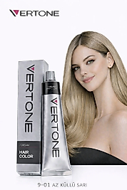VERTONE SAÇ BOYASI 60 ML. (9-01 AZ KÜLLÜ SARI)