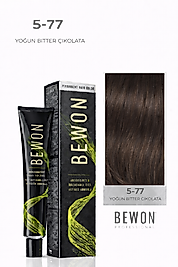 BEWON SAÇ BOYASI 100 ML (5-77 YOĞUN BİTTER ÇİKOLATA)