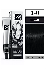 ASSE SAÇ BOYASI 60 ML. (1-0 SİYAH)