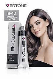 VERTONE SAÇ BOYASI 60 ML. (8-12 SARI KÜLLÜ VİYOLE)
