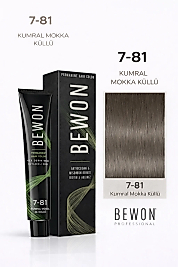 BEWON SAÇ BOYASI 100 ML (7-81 KUMRAL MOKKA KÜLLÜ)