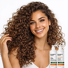 BAMBOO BASED CURL DEINATION ŞAMPUAN & WORKING 10 BUKLE BELİRGİNLEŞTİRİCİ SAÇ BAKIM SETİ