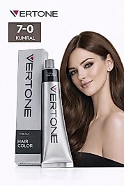 VERTONE SAÇ BOYASI 60 ML. (7-0 KUMRAL)