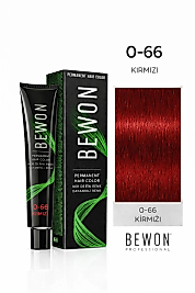 BEWON SAÇ BOYASI 100 ML (0-66 KIRMIZI)